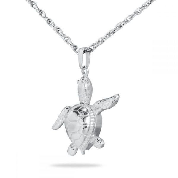 Turtle Steel Pendant Urn